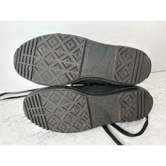 Converse Chuck Taylor All Star extra high black rubber boots women's size 8 - Picture 4 of 7